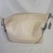 Coach Bags | Coach Carly Pebbled Cream/Silver Hobo Bag | Color: Cream/Silver | Size: Os