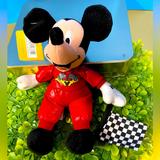 Disney Toys | Disney Exclusive Nwt Vtg 1990s Car Racing Mickey Retired Original Bean Bag Plush | Color: Black/Red | Size: 8”