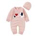 Qufokar Sweater Baby Girl Girls mas Sweaters Size 14-16 Striped Sweater Clothes Hat Outfits Jumpsuit Cartoon Cotton Romper Baby Boys Set Girls Knitted Boys Romper&Jumpsuit