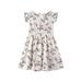 Girls Toddler Kids Crew Neck Summer Sleeveless Sundress Casual Beach Floral Prints Party Dress Dress A Line Kids Shoes