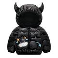 Qufokar Kids Jackets Children Jacket Kids Children Toddler Baby Boys Girls Cute Cartoon Animals Long Sleeve Winter Coats Jacket Cow Hooded Outer Outwear Outfits Clothes