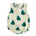 Qufokar Romper Baby Baby Jumper Boy Baby Boys Girls Cute Cartoon Floral Polka Dot Sleeveless Romper Outfits Clothes