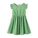 Summer Dresses For Girls Toddler Kids Crew Neck Summer Sleeveless Sundress Casual Beach Floral Prints Party Formal Dress