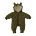 Qufokar Carter S Baby Boys Pram Boys First Birthday Outfits Baby Unisex Cotton Solid Autumn Warm Thick Long Sleeve Hooded Romper Jumpsuit Padded Clothes