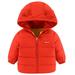 Qufokar 6-9 Months Baby Girl Clothes Fall Outfits Winter Coat for Toddlers Boys Toddler Kids Baby Boys Girls Winter Warm Jacket Outerwear Letter Bear Ears Coats Hooded Padded Outwear