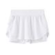 Qufokar Toddler White Dress Dress Up Clothes And Shoes for Little Girls Toddler Kids Girls Fashionable Casual Tennis Fitness Yoga Running Sports Pockets Shorts Skirts