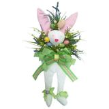 OAVQHLG3B Easter Decorations Under $10 Easter Bunny Wreath Colorful Door Wall Decoration Door Pendant Home Decoration Wreath and Front Door Number Plate Decoration Easter Decor