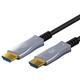 goobay 61655 Optisches High Speed HDMI Kabel mit Ethernet (AOC) / Glasfaserkabel/Hochgeschwindigkeitskabel für 8K@60 Hz / 4K@120 Hz/Kompatibel mit Ps5, Xbox, PC, TV / 80 Meter