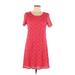 Love Notes Casual Dress - Shift: Red Dresses - Women's Size Medium