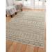 AmbIvory Brown and Natural Area Rug 5x8