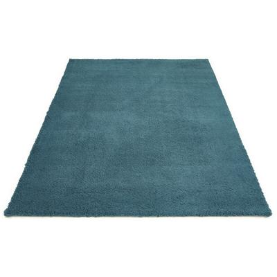 Teppich HOME AFFAIRE "Santos" Teppiche Gr. B/L: 130 cm x 190 cm, 27 mm, 1 St., blau (petrol) Esszimmerteppiche