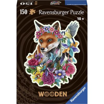 Puzzle RAVENSBURGER "Wooden, Bunter Fuchs" Puzzles bunt Kinder Made in Europe; FSC - schützt Wald weltweit