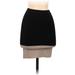 BCBGMAXAZRIA Casual Skirt: Black Color Block Bottoms - Women's Size X-Small