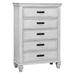 Canora Grey Ranbir 5 Drawer Chest Wood in Green/White | 52.3 H x 35.9 W x 17.5 D in | Wayfair FF6726A6DA064839AC2807D06AF36CA0