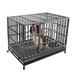 Tucker Murphy Pet™ Heavy Duty Dog Kennel Strong Metal Dog Cage Pet Crate Metal in White | 35.5 H x 30 W x 47 D in | Wayfair