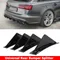Autocollant universel de pare-chocs arrière pour Audi, ailerons de requin, tabliers de diffuseur, accessoires de voiture, Audi A3, Audi A4, Audi A5, Audi A7, Audi B8, Audi S3, 2001-2022, 4 pièces