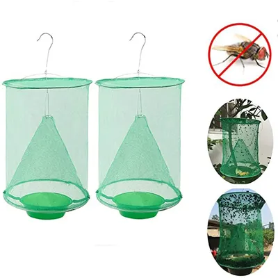 Attrape-mouche réutilisable pour jardin lutte antiparasitaire piège à mouches pièges à filet