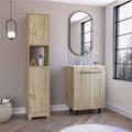 Hartford 2 Piece Bathroom Set, Linen Cabinet and Bathroom Vanity - Depot E-Shop CBAT58