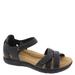 Clarks April Poppy - Womens 9.5 Black Sandal W