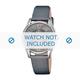Festina watch strap F16944-2 Leather Grey 18mm