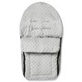 Dimple Car Seat Footmuff / Cosy Toes Compatible with Baby Jogger - Grey