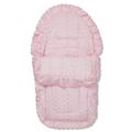 Broderie Anglaise Car Seat Footmuff / Cosy Toes Compatible with Baby Jogger - Pink