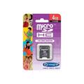 Integral - flash memory card - 4 GB - microSDHC