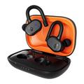 SKULLCANDY Push Active Wireless Bluetooth Sports Earbuds - True Black & Orange