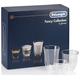 DELONGHI Fancy Collection DLKC302 Double Wall Coffee Glasses - Set of 6