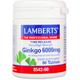 Lamberts Ginkgo 6000mg 60 Tablets
