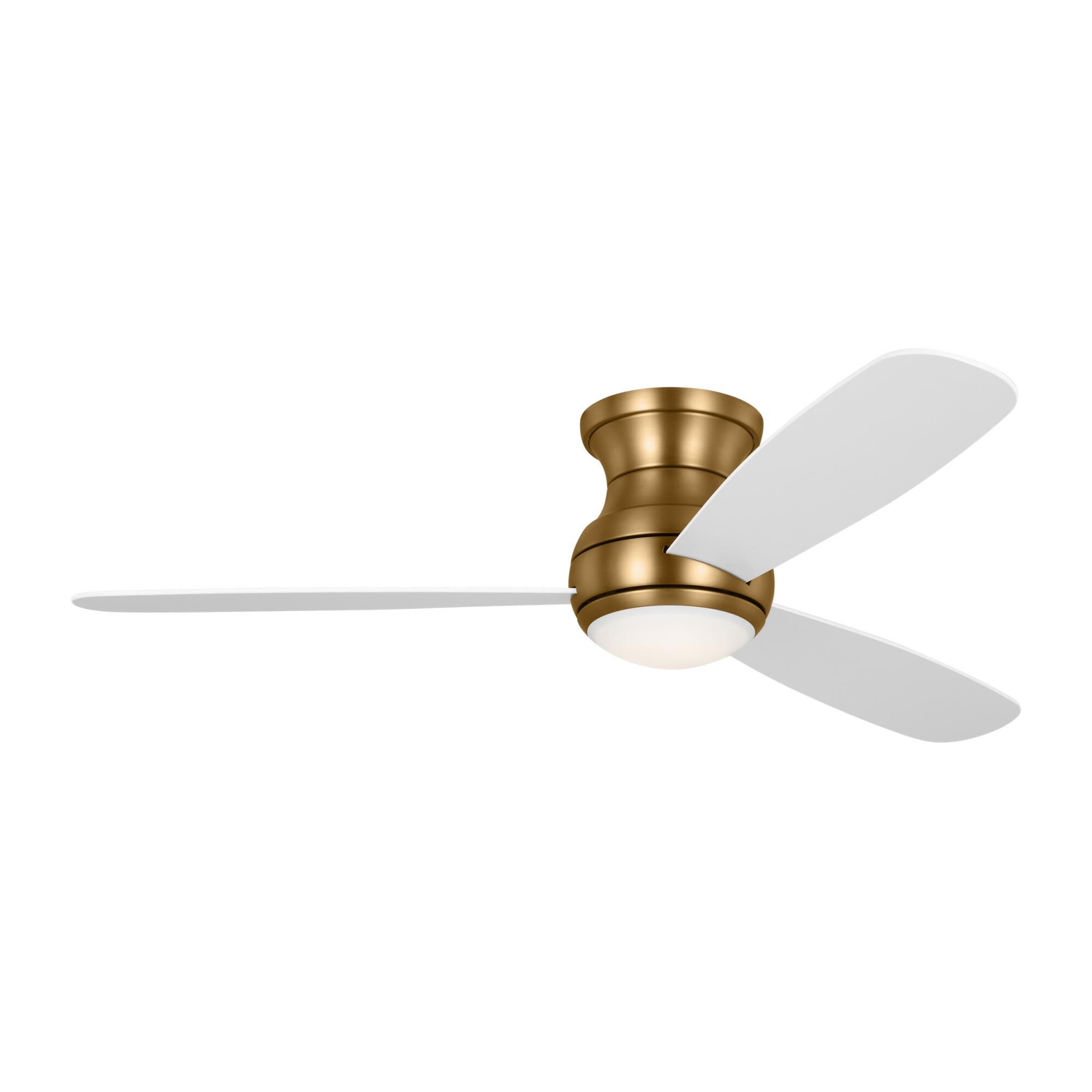 Generation Lighting Orbis 52 Inch Flush Mount Fan with Light Kit - 3OBSHR52SBD