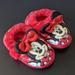Disney Shoes | Disney Minnie Mouse Toddler Slippers | Color: Black/Red | Size: 7-8