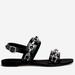 Coach Shoes | Coach Eden Leather Sandals | Color: Black/Silver | Size: 6.5