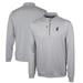 Men's Cutter & Buck Gray Florida Gators Swinging Gator Stealth Heathered Quarter-Zip Pullover Top