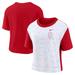 Women's Nike Red/White St. Louis Cardinals Line Up High Hip Fashion T-Shirt