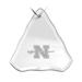 Nicholls State Colonels Primary Logo 3.25'' x 3.75'' Glass Tree Ornament