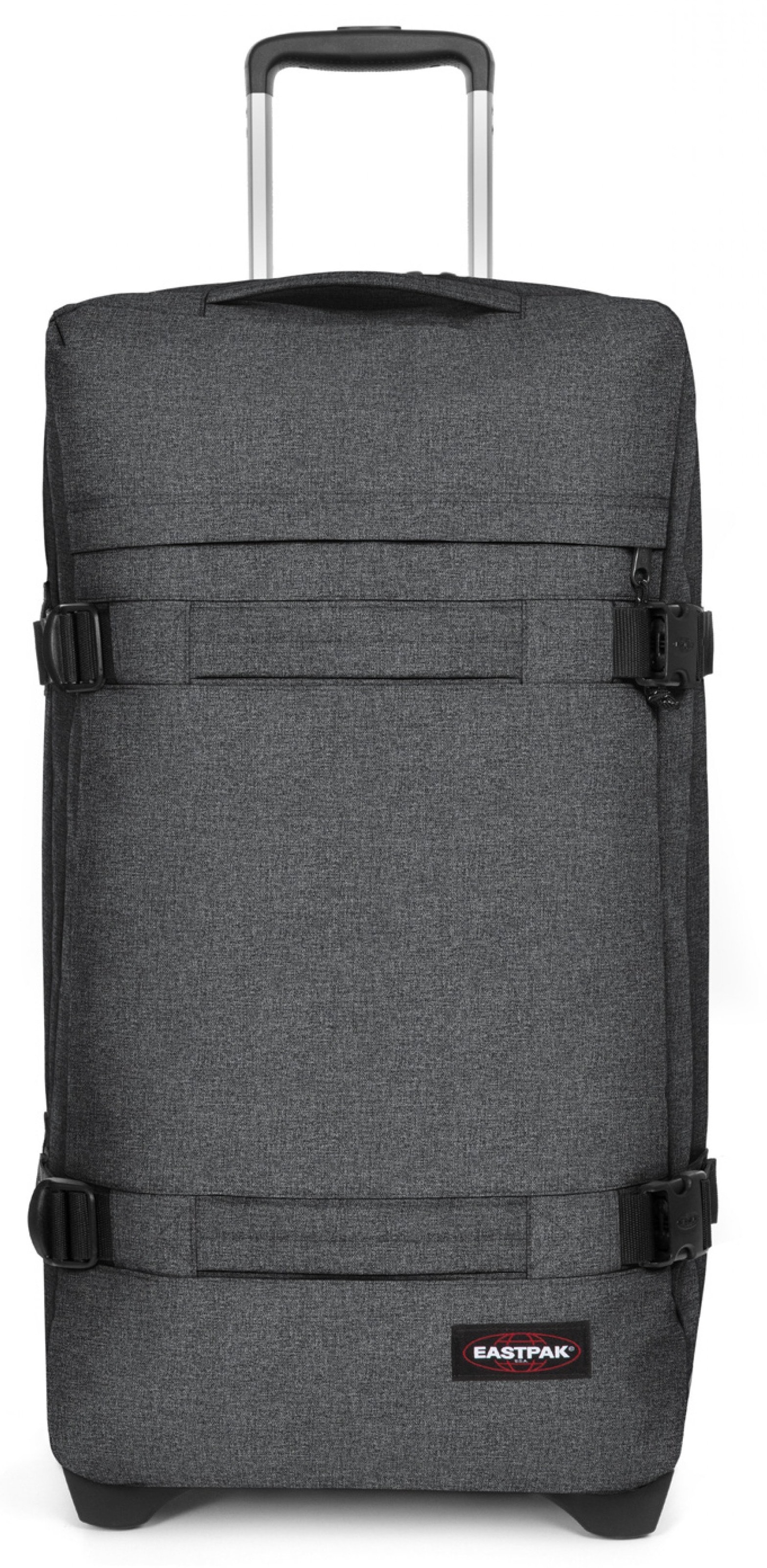 Weichgepäck-Trolley EASTPAK "TRANSIT'R M", Gr. B/H/T: 35,5cm x 67cm x 30cm 78 l, grau (dunkelgrau), Polyester, unifarben, Basic, Koffer, Reisegepäck Aufgabegepäck Reisekoffer mit TSA Schloss Reisetasche Image