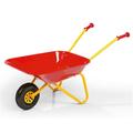 Rolly Toys Kids Toy Metal Wheelbarrow - Red & Yellow