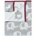 Clair De Lune Eli the Elephant Reversible Blanket