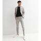 Men's Pale Grey Skinny Suit Trousers New Look