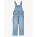 M&S Girls Denim Dungarees (2-8 Yrs) - 2-3 Y - Light Denim, Light Denim