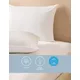 M&S 2pk Comfortably Cool Firm Pillows - White, White