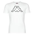 Kappa CROMEN SLIM men's T shirt in White. Sizes available:XXL,S,M,L,XL,3XL