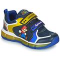 Geox ANDROID boys's Children's Shoes (Trainers) in Blue. Sizes available:7 toddler,7.5 toddler,9.5 toddler