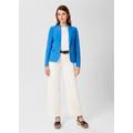 Hobbs Women's Blake Silk Linen Jacket - Azure Blue