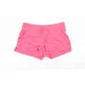 New Look Womens Pink Cotton Hot Pants Shorts Size 10 Regular - STRECHY WAISTBAND