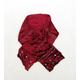 Accessorize Red Striped Womens Visocse Flower Scarf