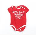 PEP&CO Girls Red Babygrow One-Piece Size 6-9 Months