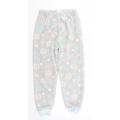 Primark Girls Grey Geometric Sweatpants Trousers Size 6-7 Years - Snowflake Print Pyjama Pants