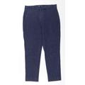 Marks and Spencer Womens Blue Capri Trousers Size 8 L24.5 in